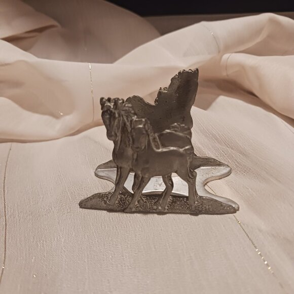 1995 Robert Hall Originals Pewter business card holder - Picture 3 of 6